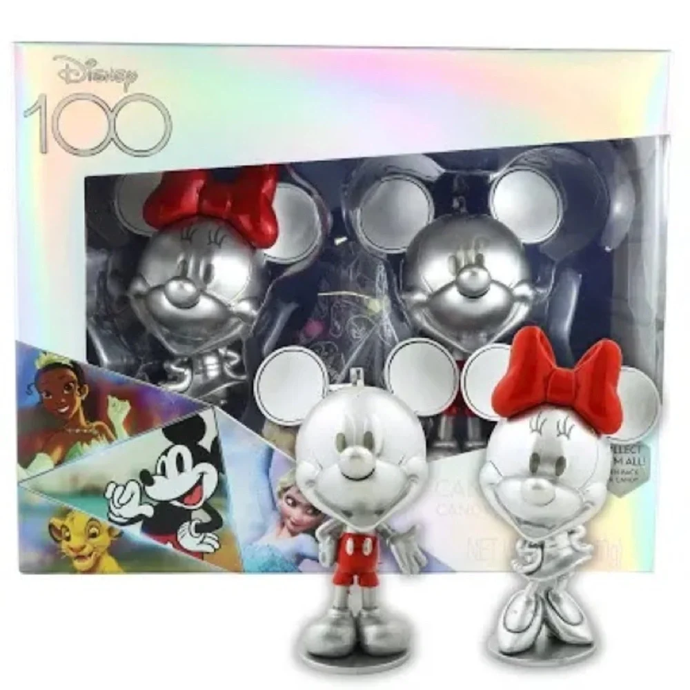 Disney 100 Collectors Mickey and Minnie Candy Holders with Hard Candies